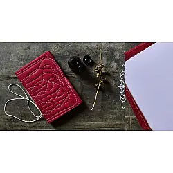 Bahi khata Red diary ☙ 12 { 9" X 6" }